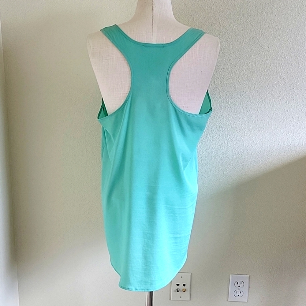Turquoise Racerback Tunic Tank from Nordstrom - Picture 3 of 6